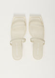 Block Sandal — Off White