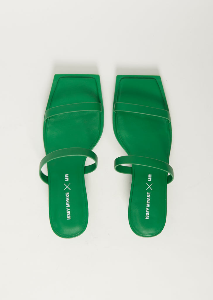 Block Sandal — Green