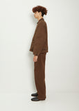 Men's Boxy Cotton Jacket — Brown