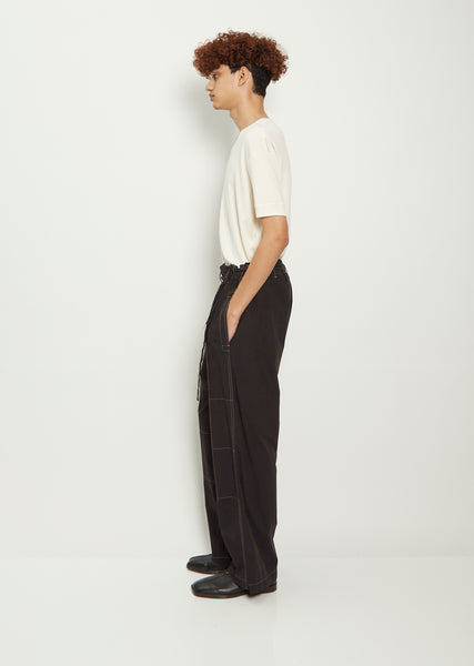 Men's Judo Cotton Pants — Black