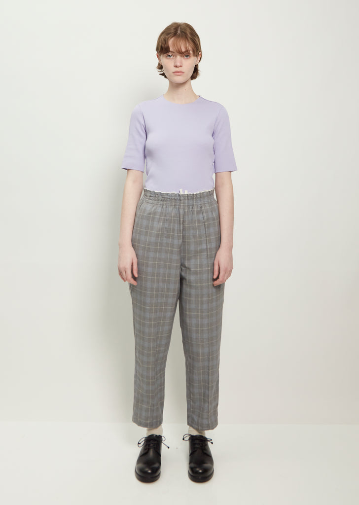 Grandma Pant — Grey Check