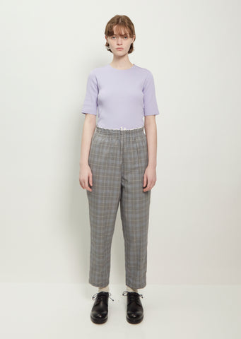 Grandma Pant — Grey Check