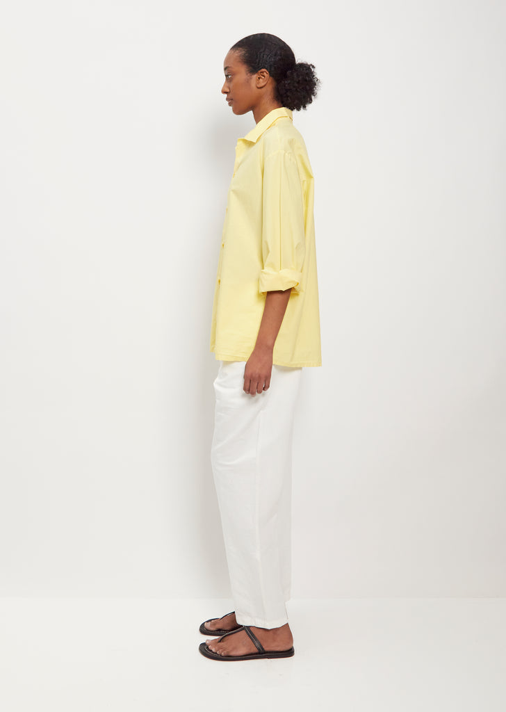 Angello Cotton Shirt — Yellow