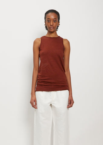 DTV Linen Tank Top — Red