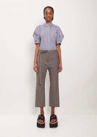 Suiting Wool Blend Pants — Taupe