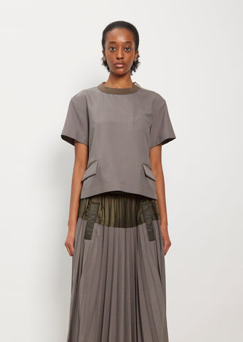 Suiting Wool Blend Pullover