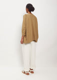 Cotton Tunic Top — Beige