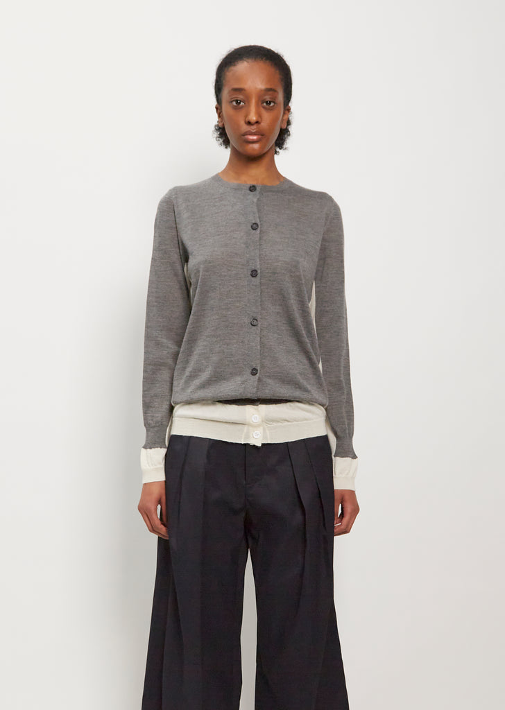 Bicolor Cardigan