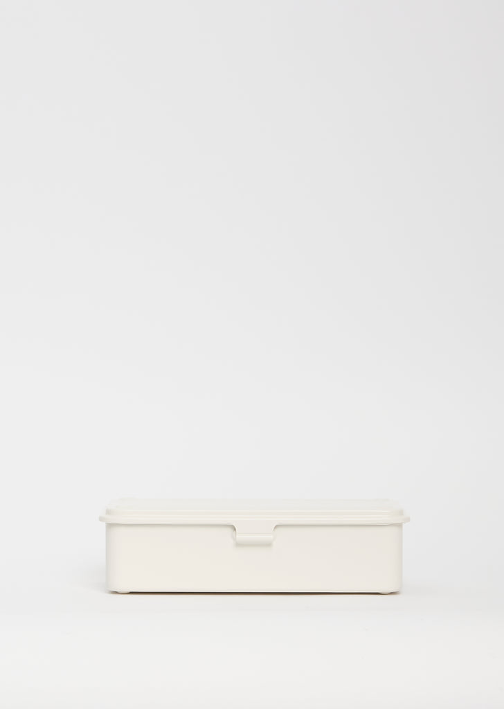 Steel Stackable Storage Box — White