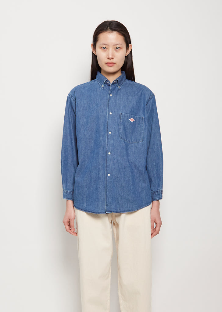 Denim Button Down Shirt