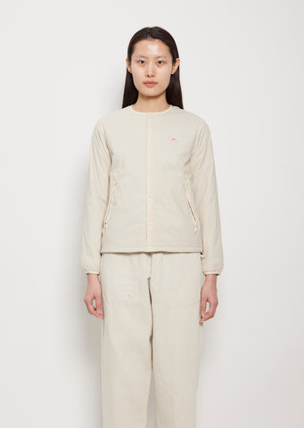 Insulation Nylon Jacket — Ivory