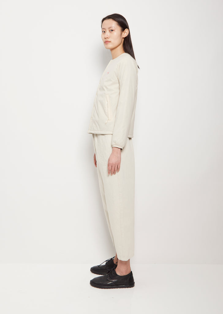 Insulation Nylon Jacket — Ivory