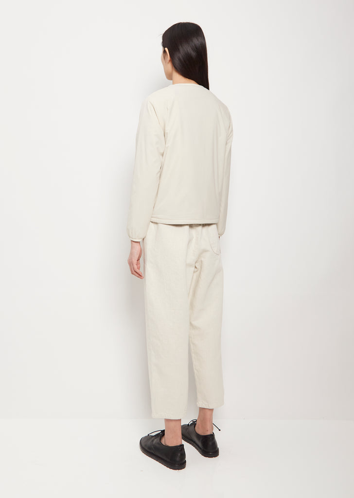 Insulation Nylon Jacket — Ivory