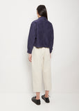French Coverall Cotton Jacket — Navy