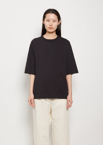 Buria Cotton Tee — Black