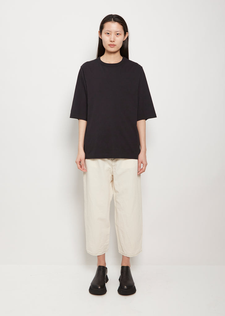 Buria Cotton Tee — Black