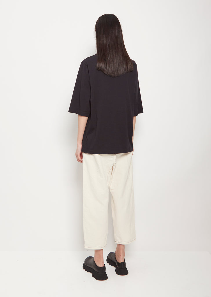 Buria Cotton Tee — Black