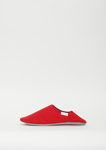Abe Canvas Home Shoes - Red