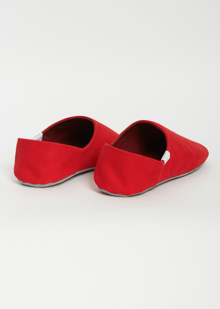 Abe Canvas Home Shoes - Red