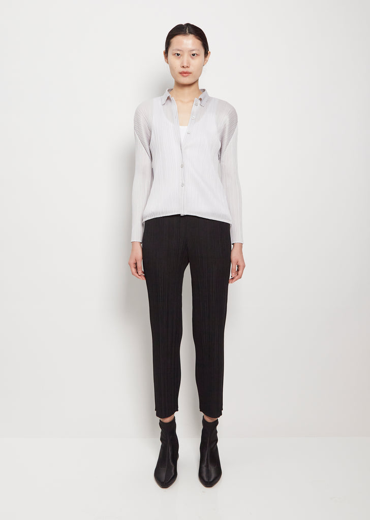 Pleats Button Blouse