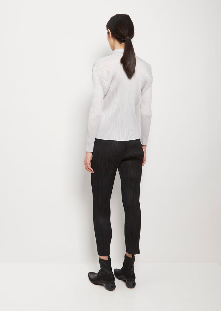 Pleats Button Blouse