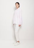 Loose Tyrol Cotton Shirt — Pale Pink