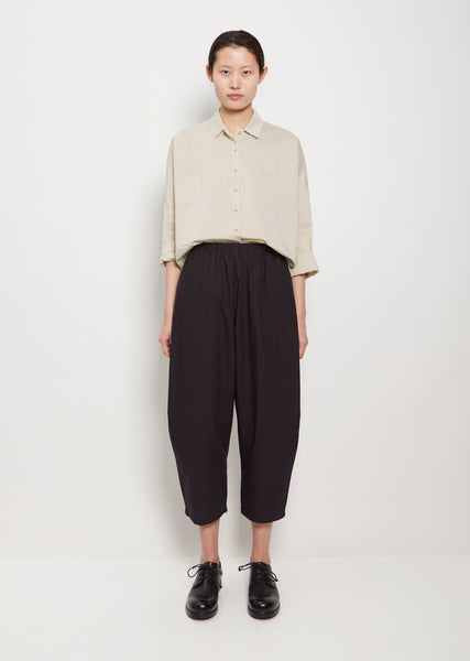 nagonstans cropped balloon pants です♩ Cropped Balloon Trousers — Blue – La Garçonne