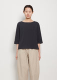 Boatneck Cotton Top - Dark
