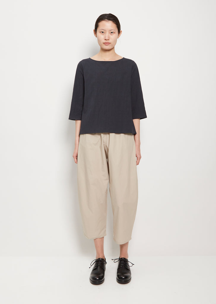 Boatneck Cotton Top - Dark