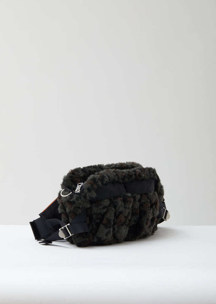 Leopard Faux Fur Waist Bag