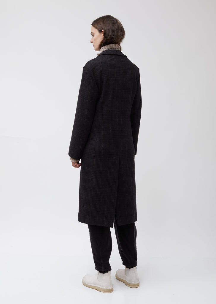 Plaid Wool Tara Coat