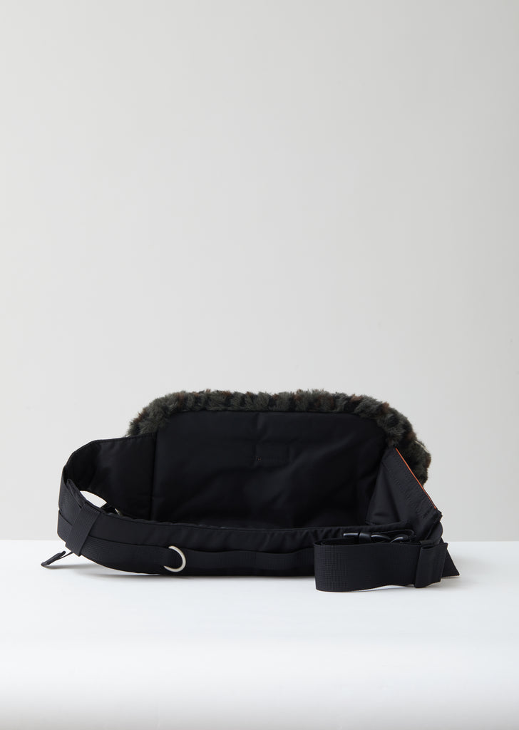 Leopard Faux Fur Waist Bag
