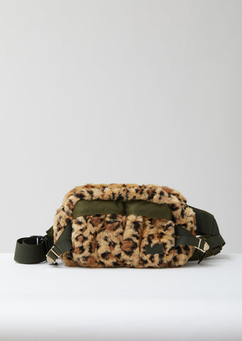 Leopard Faux Fur Waist Bag