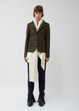 Melton x Knit Jacket