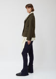 Melton x Knit Jacket