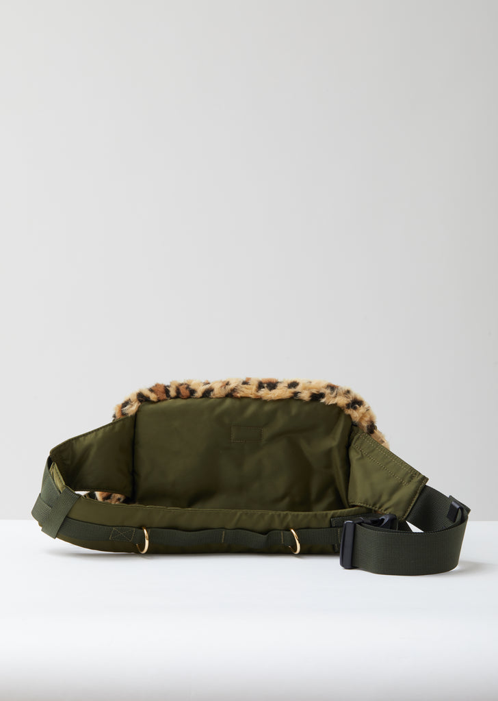 Leopard Faux Fur Waist Bag