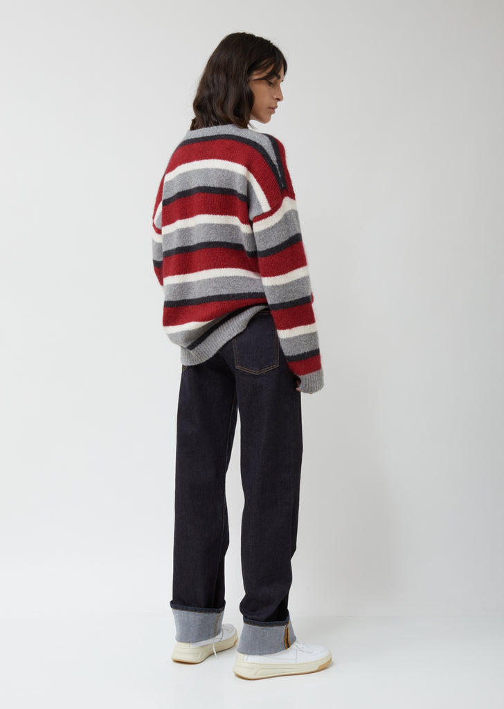 Dark Indigo Cuffed Jean