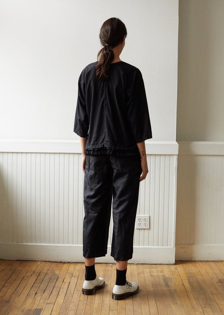 Polyester Spun Broad Garment Treated Top