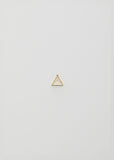 3D Triangle Earring — 20mm