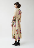 Silk Jacquard Flower Pattern Skirt