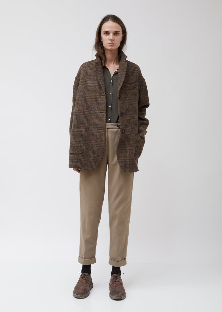 Plaid Wool Milly Jacket