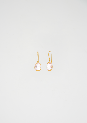 Peony Pink Single Drop Earrings