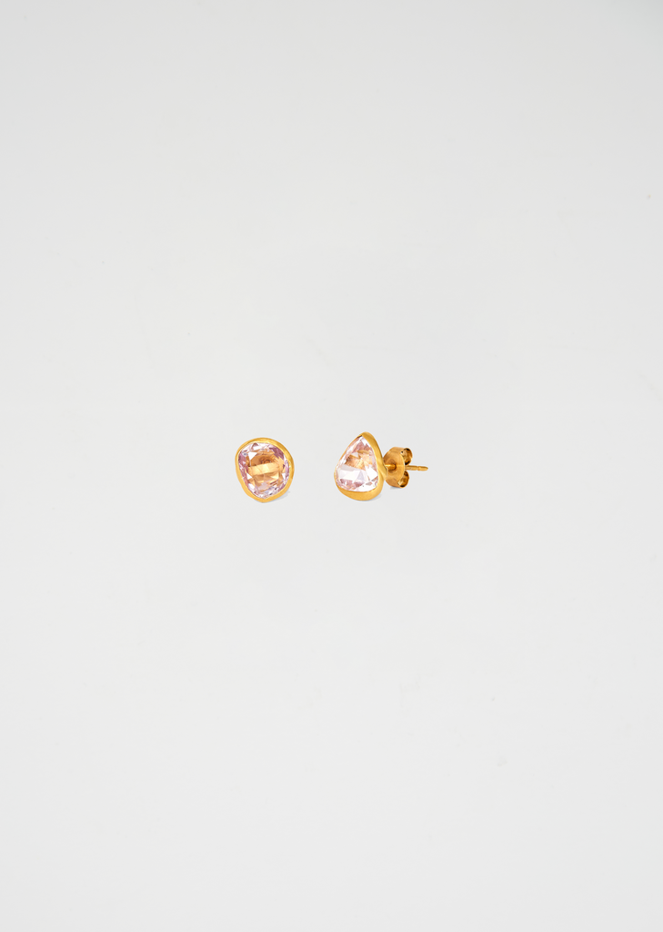 Peony Pink Stud Earrings