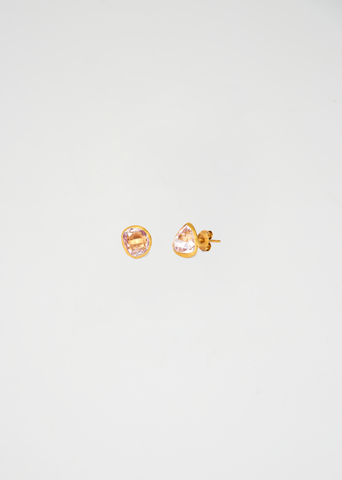 Peony Pink Stud Earrings