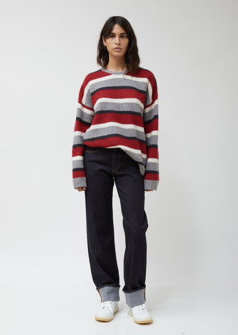 Dark Indigo Cuffed Jean