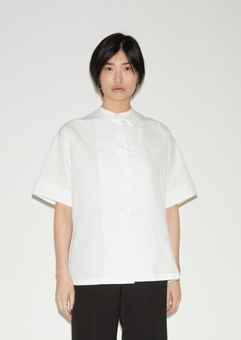 Malfile Cotton Linen Short Sleeve Shirt