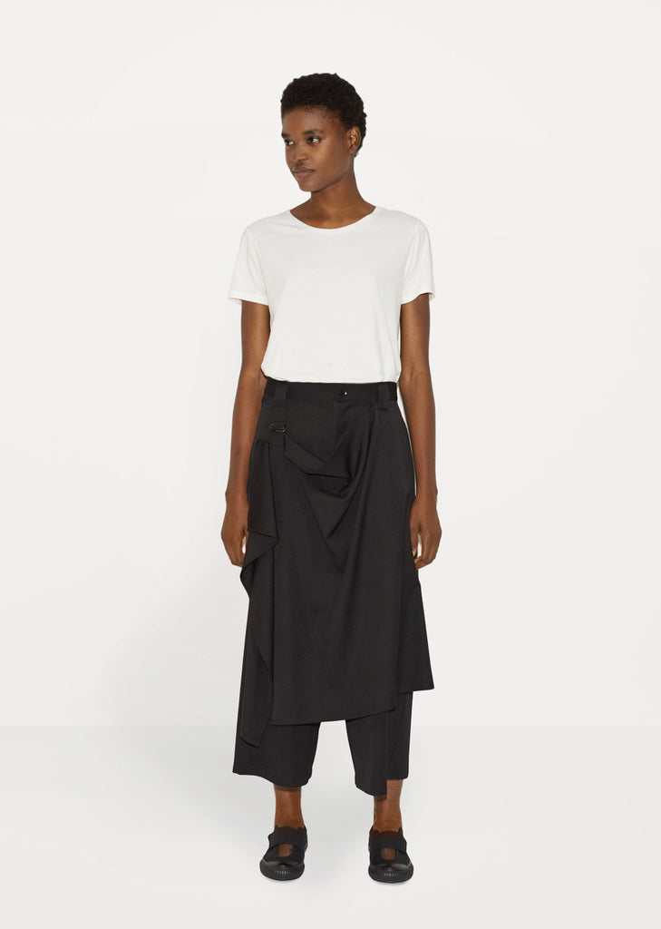 Cropped Wide Leg Pants