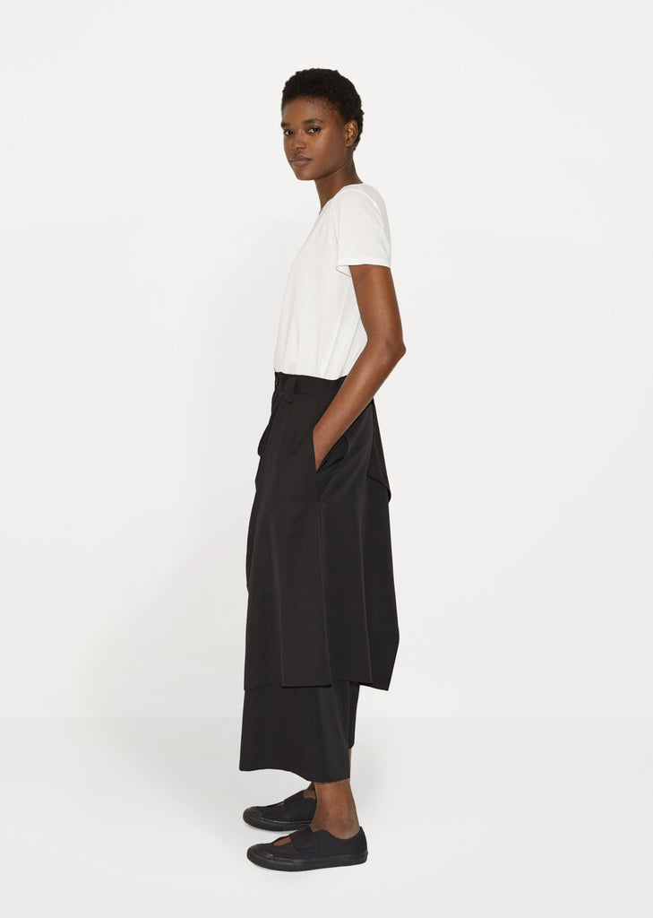 Cropped Wide Leg Pants
