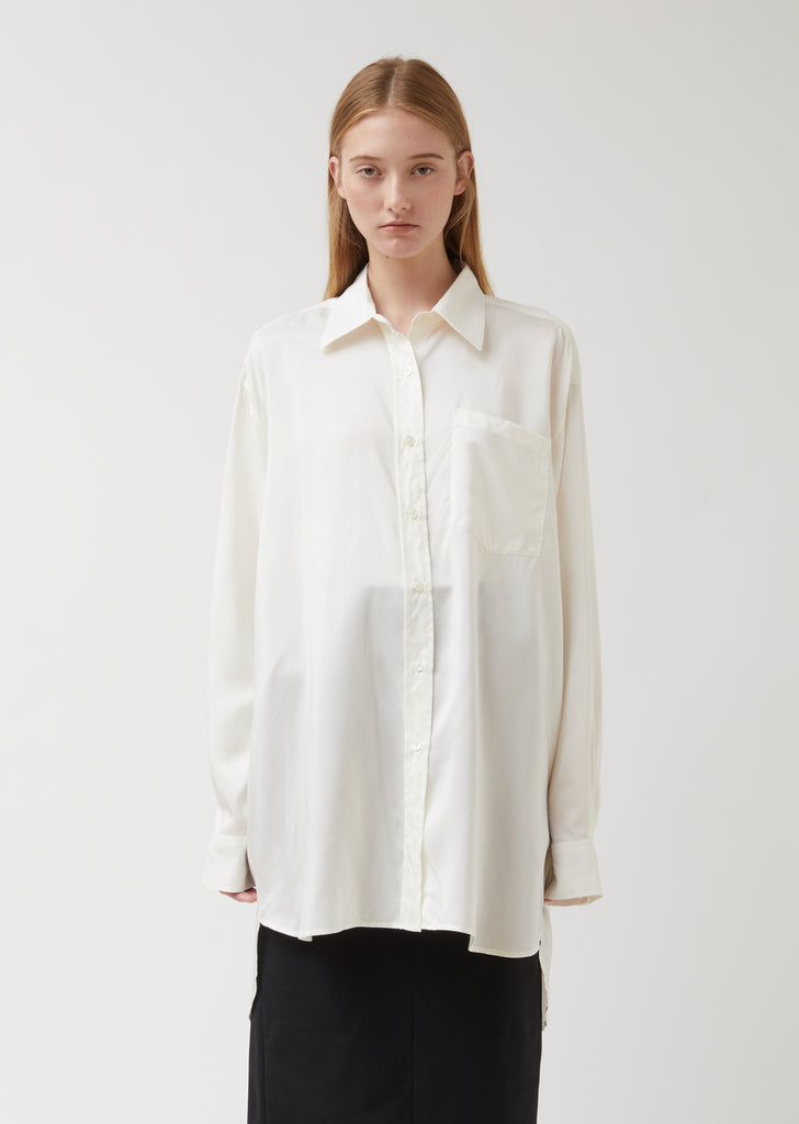 Oversized Silk Shirt