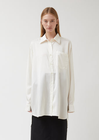Oversized Silk Shirt